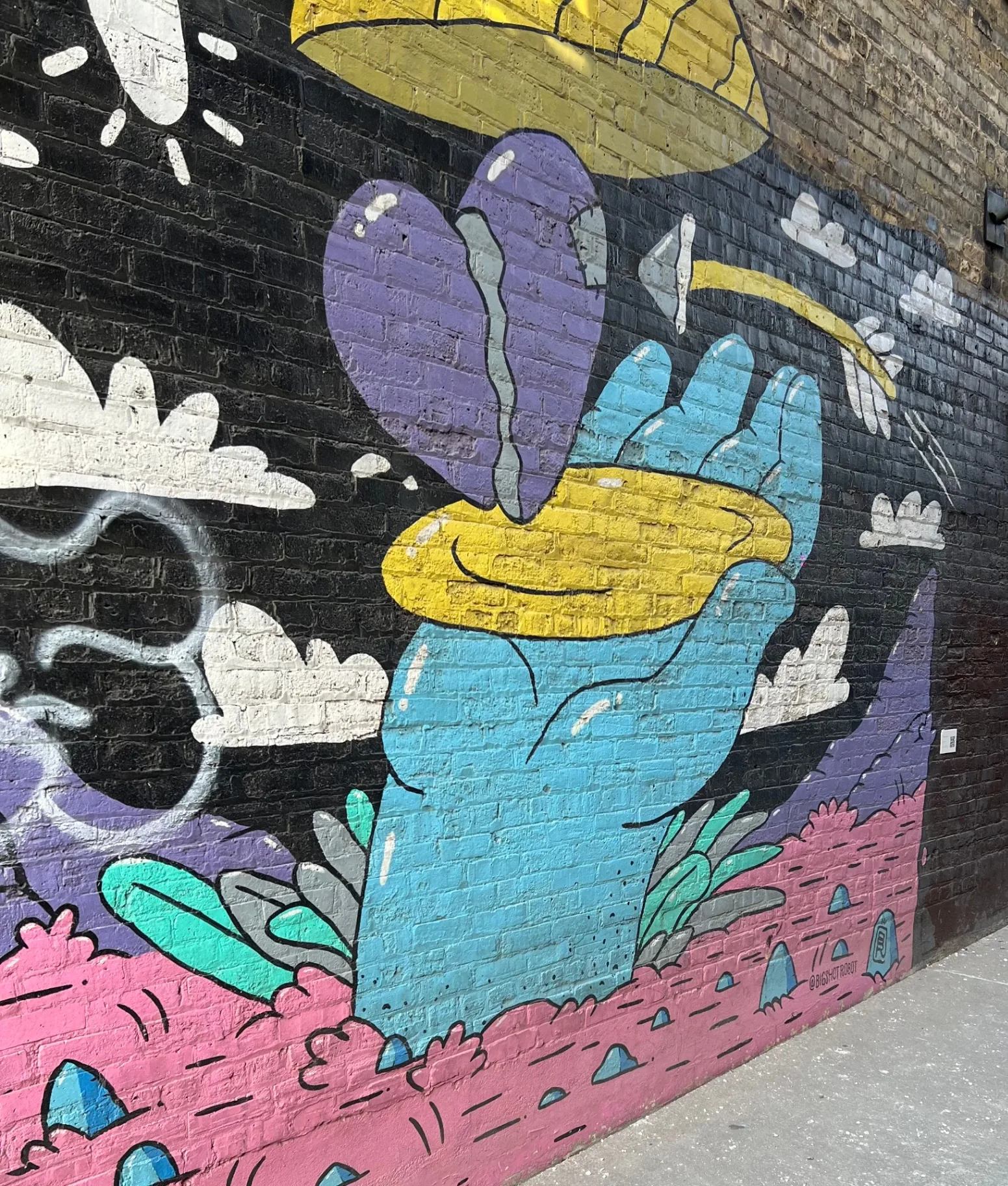Playful street mural in Chicago
