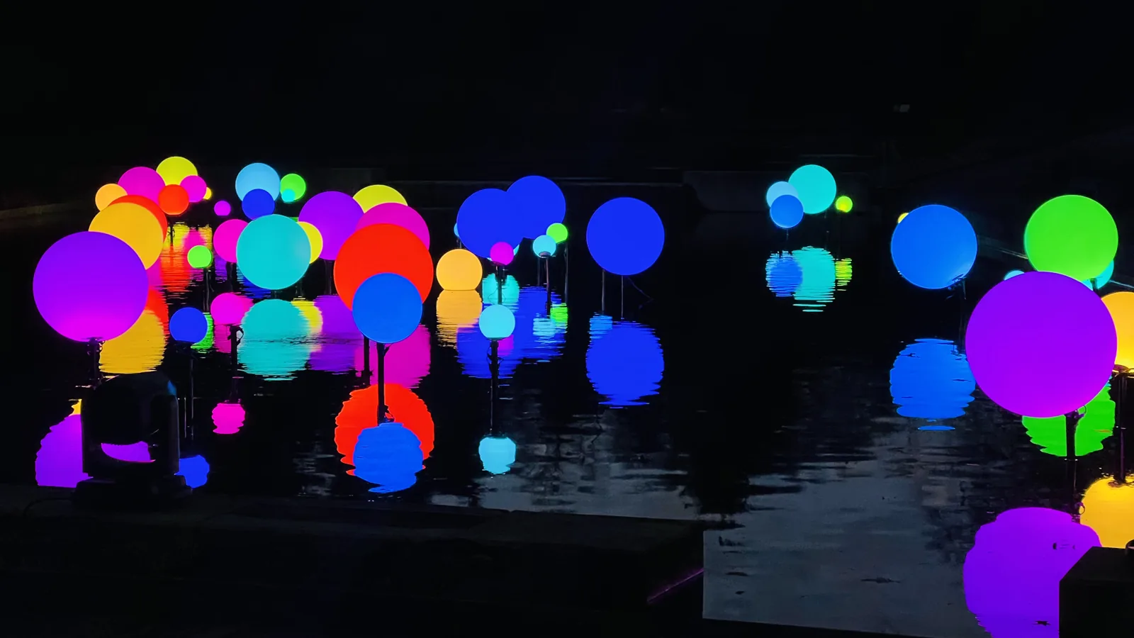 Light show in the Bronx